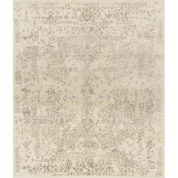 Loloi 7 ft. 9 in. x 9 ft. 9 in. Pearl Rectangular Shape Hand Knotted Area Rug- Antique Ivory and Taupe PEARPU-03AITA7999 - main